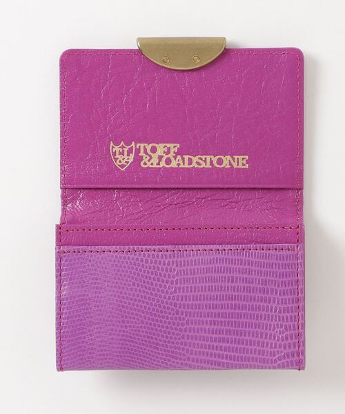 TOFF&LOADSTONE（トフアンドロードストーン）の「デリスリザード名刺入れ（名刺入れ・レディース・パープル・FREE）」の7枚目の写真