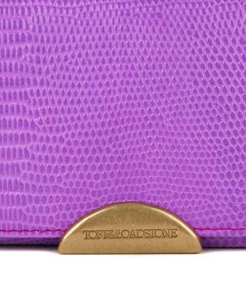 TOFF&LOADSTONE（トフアンドロードストーン）の「デリスリザード名刺入れ（名刺入れ・レディース・パープル・FREE）」の4枚目の写真