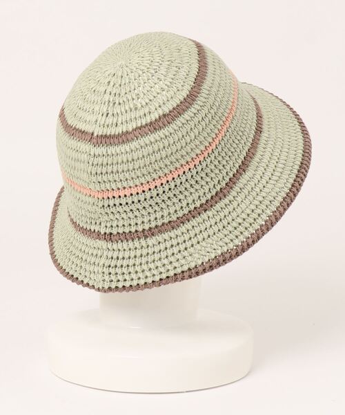 kaorinomori（カオリノモリ）の「kaorinomori ディーハット（ハット・レディース・ピンク/グリーン・M/57.5cm）」の3枚目の写真