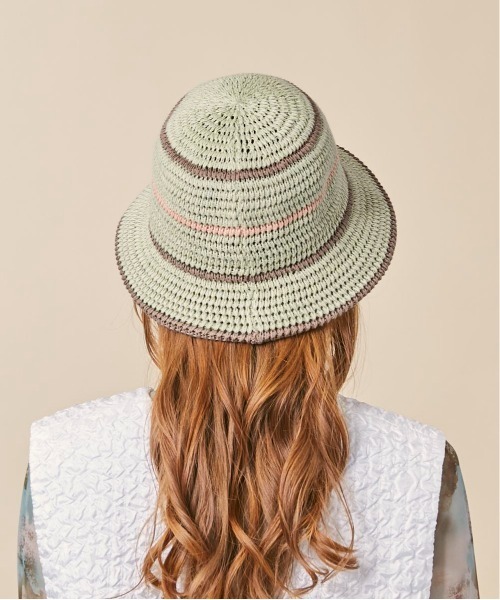 kaorinomori（カオリノモリ）の「kaorinomori ディーハット（ハット・レディース・ピンク/グリーン・M/57.5cm）」の19枚目の写真