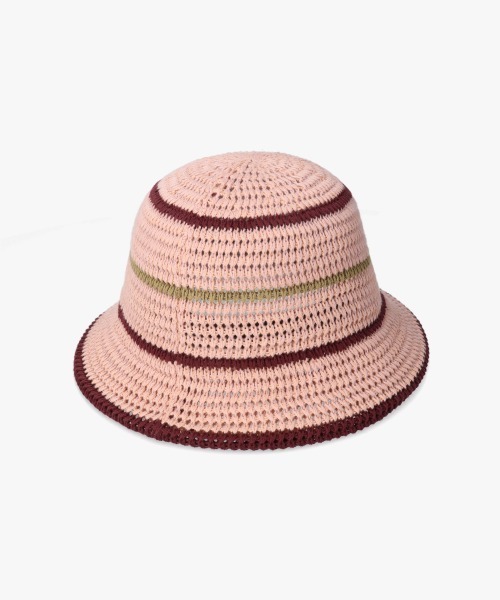 kaorinomori（カオリノモリ）の「kaorinomori ディーハット（ハット・レディース・ピンク/グリーン・M/57.5cm）」の8枚目の写真