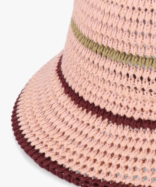 kaorinomori（カオリノモリ）の「kaorinomori ディーハット（ハット・レディース・ピンク/グリーン・M/57.5cm）」の6枚目の写真