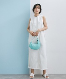 ADAM ET ROPE' | 【サステナブル・WEB限定】ウエストダーツデニムワンピース(ワンピース)