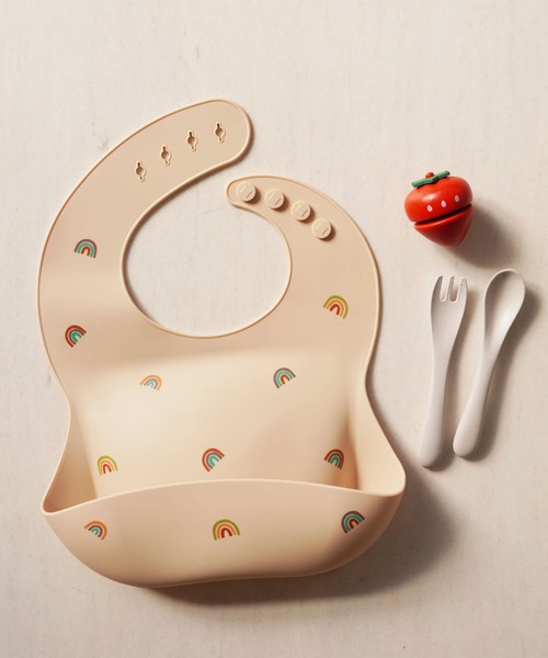 Bambin（ボンバン）の「【 Bambin / ボンバン 】 バラエティー デザイン シリコンビブ / お食事エプロン（スタイ/よだれかけ・キッズ・D/E/F/A/B/C/G・FREE）」の3枚目の写真