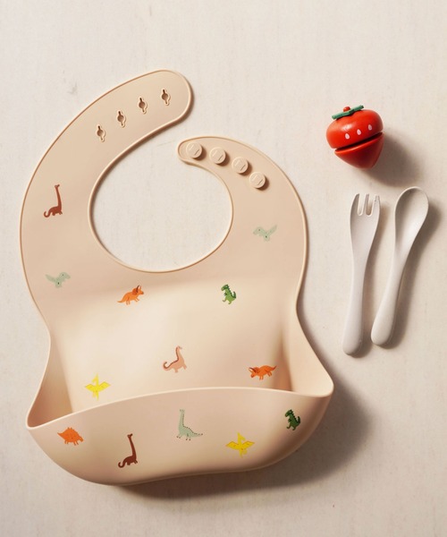 Bambin（ボンバン）の「【 Bambin / ボンバン 】 バラエティー デザイン シリコンビブ / お食事エプロン（スタイ/よだれかけ・キッズ・D/E/F/A/B/C/G・FREE）」の6枚目の写真