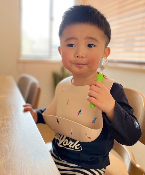 Bambin（ボンバン）の「【 Bambin / ボンバン 】 バラエティー デザイン シリコンビブ / お食事エプロン（スタイ/よだれかけ・キッズ・D/E/F/A/B/C/G・FREE）」の9枚目の写真