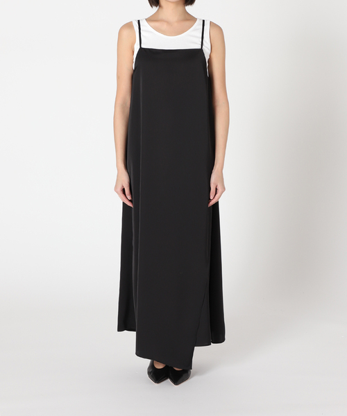 メルティサテンキャミワンピース