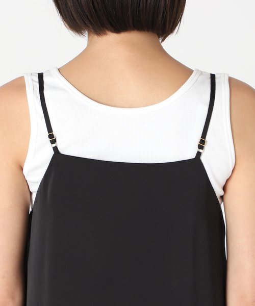 メルティサテンキャミワンピース