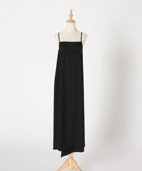 メルティサテンキャミワンピース