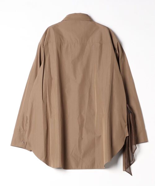 yoshiokubo(ヨシオクボ)の「【yoshiokubo/ヨシオクボ】TWISTED SCARF SHIRT(シャツ/ブラウス・メンズ・ホワイト/ベージュ・1/2/3)」の3枚目の写真