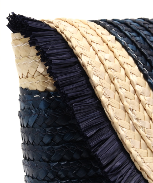 LE TALON(ルタロン)の「◇BERTINI ラフィア カブセ クラッチ(クラッチバッグ・レディース・チャコールグレー/ネイビー/レッド・FREE)」の11枚目の写真