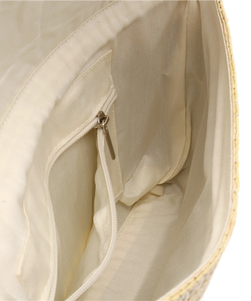 LE TALON(ルタロン)の「◇BERTINI ラフィア カブセ クラッチ(クラッチバッグ・レディース・チャコールグレー/ネイビー/レッド・FREE)」の12枚目の写真