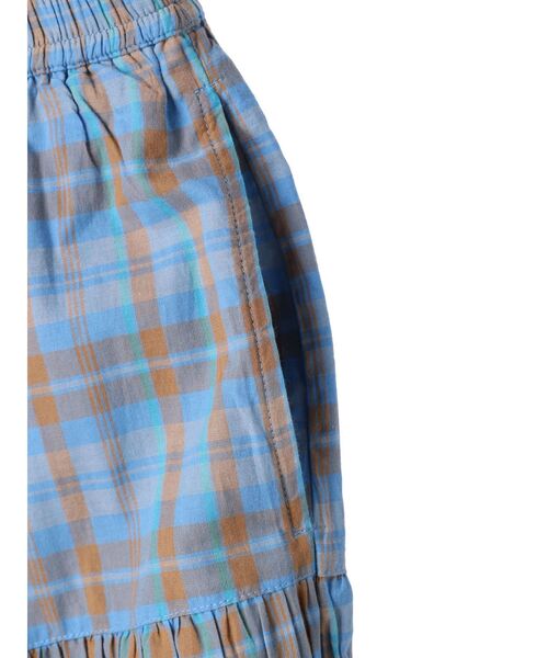 CRAFT STANDARD BOUTIQUE（クラフトスタンダードブティック）の「インドコットン　ティアードスカート（スカート・レディース・グリーン/イエロー/オフホワイト/ブラック/ブルー系その他4・M/L）」の8枚目の写真