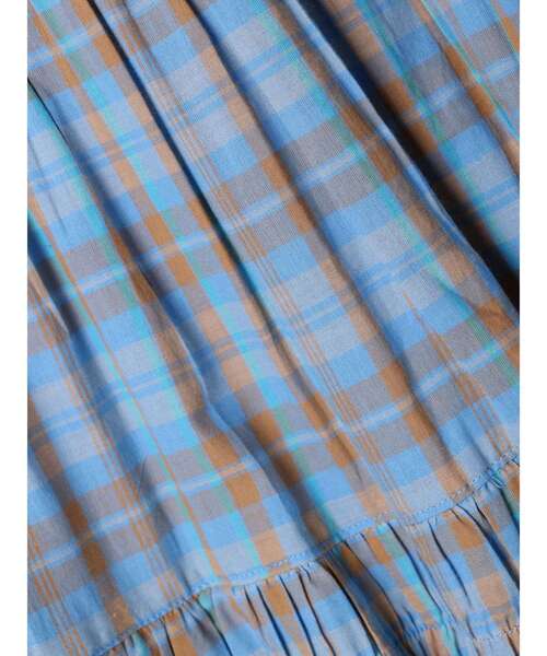 CRAFT STANDARD BOUTIQUE（クラフトスタンダードブティック）の「インドコットン　ティアードスカート（スカート・レディース・グリーン/イエロー/オフホワイト/ブラック/ブルー系その他4・M/L）」の15枚目の写真