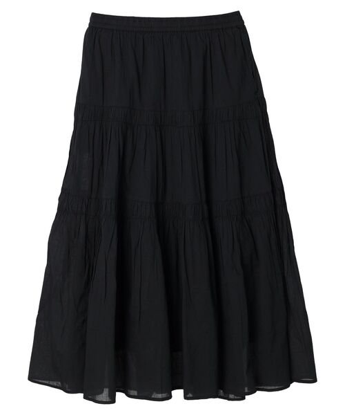 CRAFT STANDARD BOUTIQUE（クラフトスタンダードブティック）の「インドコットン　ティアードスカート（スカート・レディース・グリーン/イエロー/オフホワイト/ブラック/ブルー系その他4・M/L）」の17枚目の写真