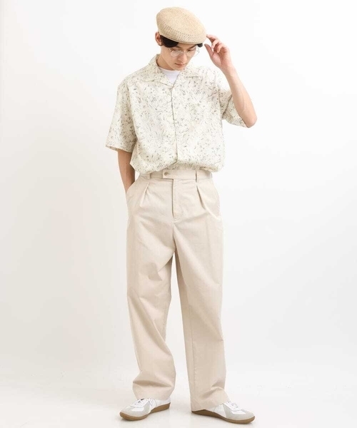 a.v.v（アーヴェヴェ）の「リネンサーモハンチング（ハンチング/ベレー帽・メンズ・ブラック/ベージュ・46）」の8枚目の写真