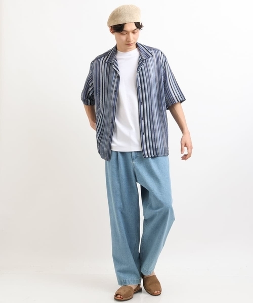 a.v.v（アーヴェヴェ）の「リネンサーモハンチング（ハンチング/ベレー帽・メンズ・ブラック/ベージュ・46）」の5枚目の写真