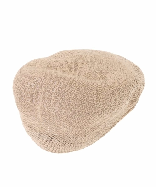 a.v.v（アーヴェヴェ）の「リネンサーモハンチング（ハンチング/ベレー帽・メンズ・ブラック/ベージュ・46）」の18枚目の写真