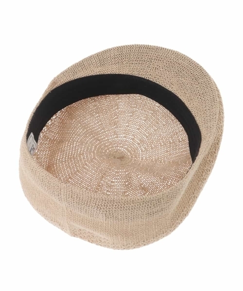 a.v.v（アーヴェヴェ）の「リネンサーモハンチング（ハンチング/ベレー帽・メンズ・ブラック/ベージュ・46）」の19枚目の写真