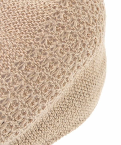 a.v.v（アーヴェヴェ）の「リネンサーモハンチング（ハンチング/ベレー帽・メンズ・ブラック/ベージュ・46）」の20枚目の写真