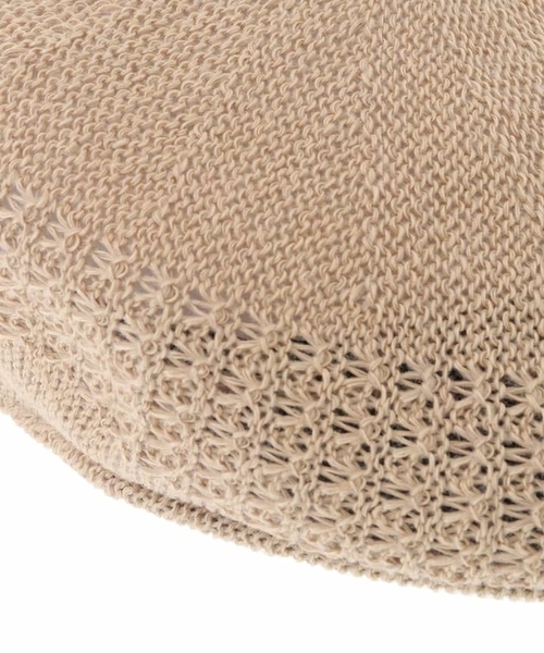 a.v.v（アーヴェヴェ）の「リネンサーモハンチング（ハンチング/ベレー帽・メンズ・ブラック/ベージュ・46）」の21枚目の写真