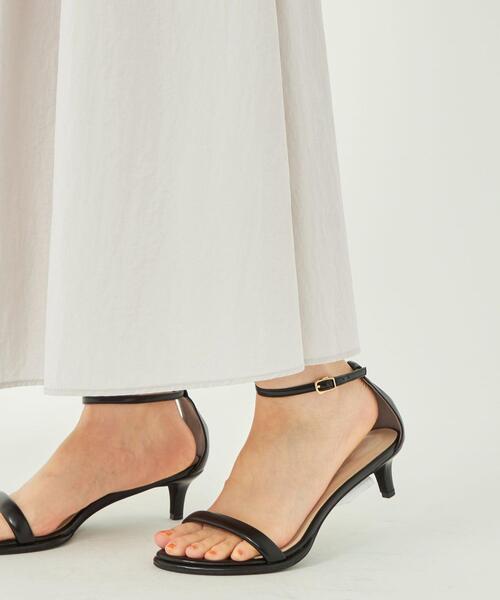 green label relaxing（グリーンレーベルリラクシング）の「撥水 タック フレア スカート（スカート・レディース・ネイビー/ライトグレー/ターコイズブルー・36/38）」の8枚目の写真