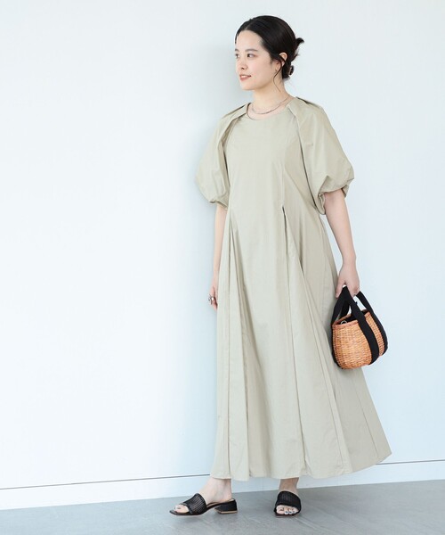 【タグ付き】BEAMS ボリュームスリーブワンピース  オケージョン　フォーマル B:MING by BEAMS（ビーミング by ビームス）ボリュームスリーブ