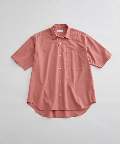 ADAM ET ROPE'(アダムエロペ)の「サスティナブル ブロード ビッグシルエット レギュラーカラー ショートスリーブ シャツ / サスティナブル(シャツ/ブラウス・メンズ・ダークラベンダー/ベージュ系その他2/ピンク系その他2・L/M)」の19枚目の写真