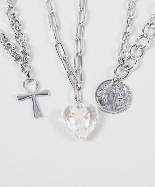 SPINNS（スピンズ）の「ミニパーツモチーフ チェーンネックレス（ネックレス・レディース・C/B/A・ONESIZE）」の12枚目の写真