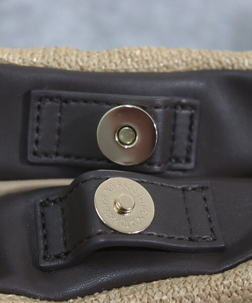 fredy emue（フレディエミュ）の「ブレードハンドルギャザーミニバッグ（トートバッグ・レディース・ベージュ/ブラック系その他・FREE）」の16枚目の写真