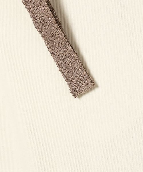 JEANASIS（ジーナシス）の「アシメラメストラップリブタンク/198067（タンクトップ・レディース・ホワイト系その他/ブラック系その他・FREE）」の16枚目の写真