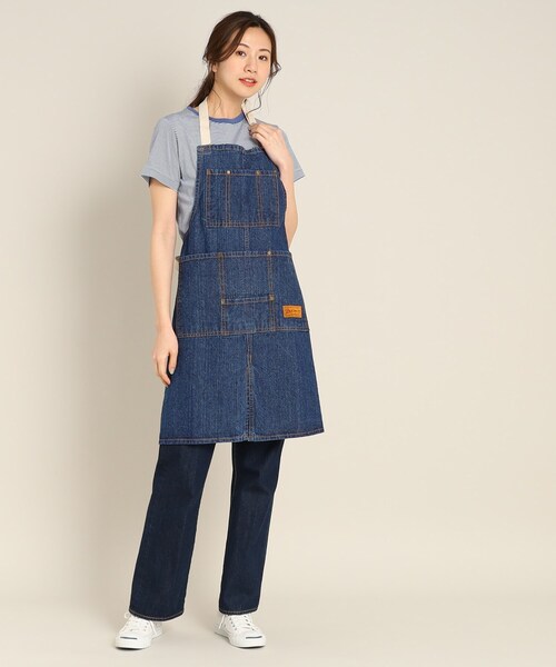DULTON（ダルトン）の「DULTON エプロン/ユニセックス（エプロン・レディース・ネイビー系2/カーキ/ブルー・00）」の14枚目の写真
