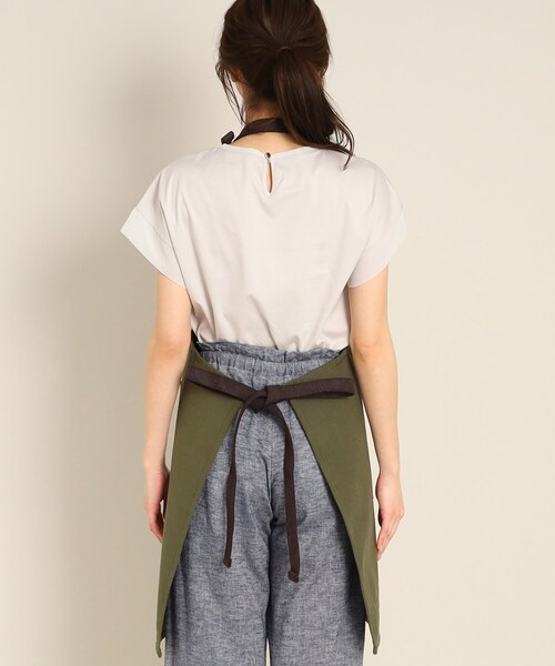 DULTON（ダルトン）の「DULTON エプロン/ユニセックス（エプロン・レディース・ネイビー系2/カーキ/ブルー・00）」の8枚目の写真