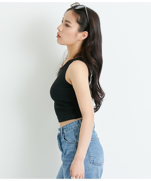 Dickies(ディッキーズ)の「別注Dickiesロゴタンクトップ(タンクトップ・レディース・ダークグレー/グリーン/ホワイト/ブラック・FREE)」の7枚目の写真