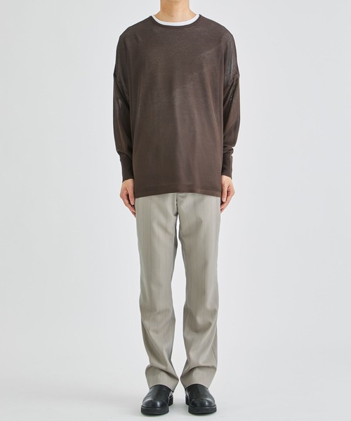 walenode/ウェルノード 】Recycling PP Garter sweater（Tシャツ 