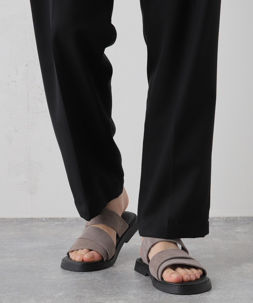 MAURO de BARI（マウロディバリ）の「【MAURO de BARI / マウロ デ バーリ 】ダブルストラップサンダル（サンダル・メンズ・ブラック/ベージュ系その他・27cm/26.5cm/25.5cm/26cm）」の12枚目の写真