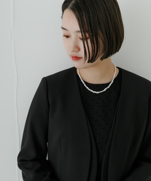 URBAN RESEARCH（アーバンリサーチ）の「淡水パールネックレス M（ネックレス・レディース・オフホワイト・-）」の2枚目の写真