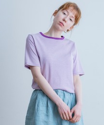 A.U.G. relaxing キルト 40/2 天竺 ボーダー Tee (MADE IN JAPAN)