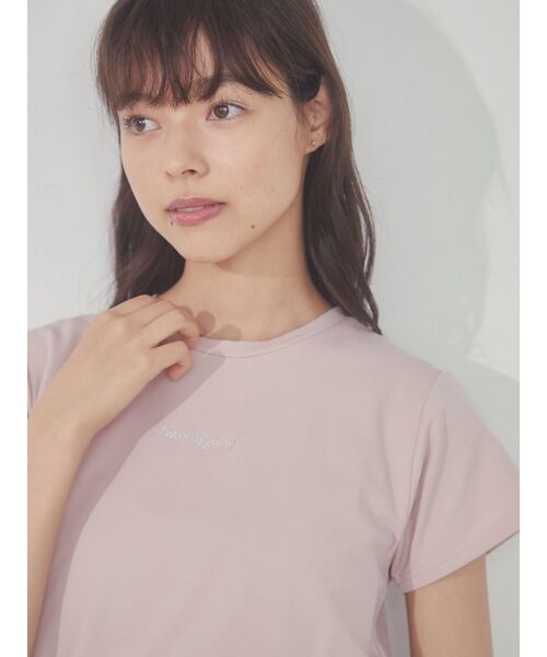 merry jenny（メリージェニー）の「merry jenny embroidery tee（Tシャツ/カットソー・レディース・オフホワイト/ピンク/グレー・FREE）」の22枚目の写真