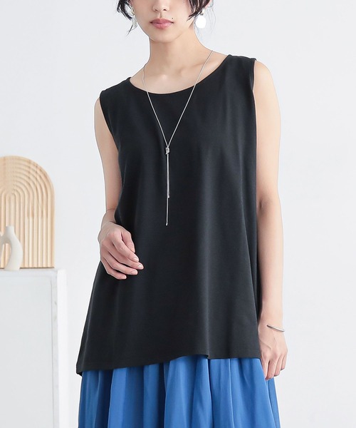 n'OrLABEL（ノアールレーベル）の「透かし編みニット×タンク2点セット（ニット/セーター・レディース・ベージュ/チャコール/グリーン・1/2）」の14枚目の写真