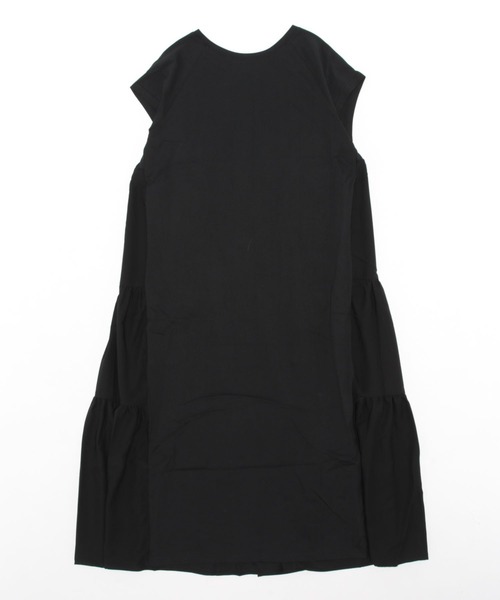 saloon（サルーン）の「SALOON(サルーン)/ティアードTシャツワンピース【手洗い可】ロング丈（ワンピース・レディース・ホワイト/ブラック/ベージュ/カーキ/ブルー/オレンジ・FREE）」の16枚目の写真