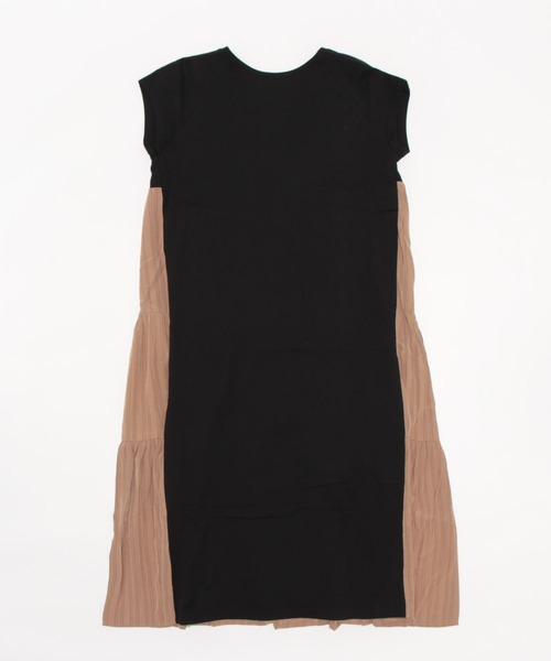 saloon（サルーン）の「SALOON(サルーン)/ティアードTシャツワンピース【手洗い可】ロング丈（ワンピース・レディース・ホワイト/ブラック/ベージュ/カーキ/ブルー/オレンジ・FREE）」の20枚目の写真