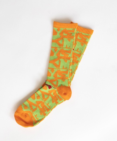 ZOZO(ゾゾ)の「YMYM SOCKS(ソックス/靴下・レディース・ブルー/ピンク/オレンジ・FREE)」の3枚目の写真