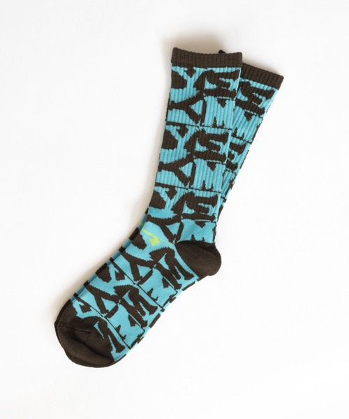 ZOZO(ゾゾ)の「YMYM SOCKS(ソックス/靴下・レディース・ブルー/ピンク/オレンジ・FREE)」の2枚目の写真