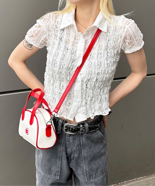 sedacle(セダクル)の「【SDG】race tops(シャツ/ブラウス・レディース・オフホワイト・FREE)」の1枚目の写真
