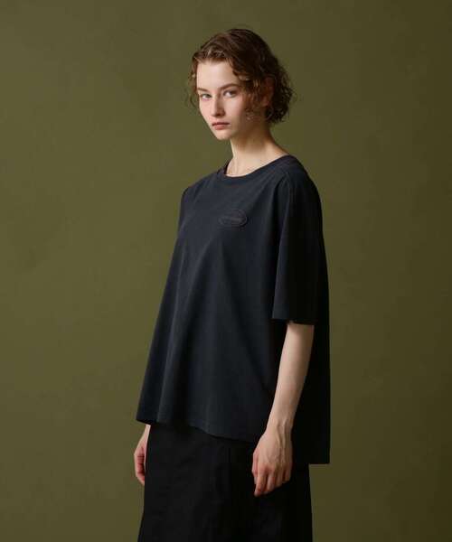AVIREX（アヴィレックス）の「OPEN NECK T-SHIRT/ オープンネックTシャツ（Tシャツ/カットソー・レディース・ラベンダー/ブラック・F）」の11枚目の写真