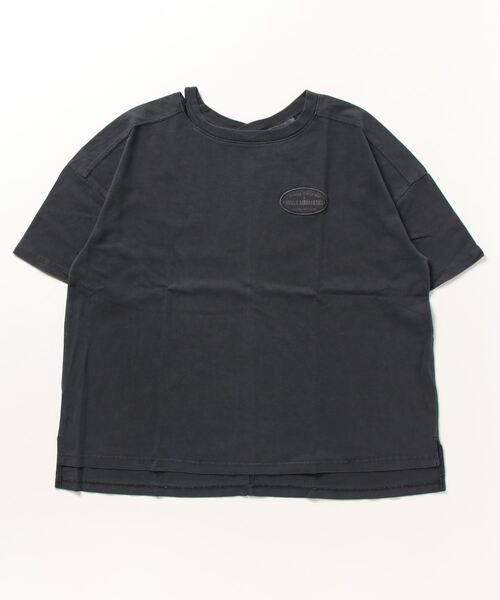 AVIREX（アヴィレックス）の「OPEN NECK T-SHIRT/ オープンネックTシャツ（Tシャツ/カットソー・レディース・ラベンダー/ブラック・F）」の13枚目の写真