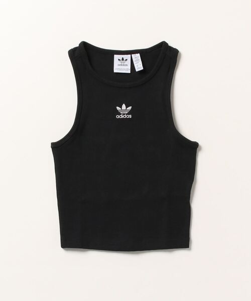 adidas（アディダス）の「エッセンシャルズ リブ タンクトップ / アディダスオリジナルス adidas Originals（タンクトップ・レディース・ブラック/ホワイト/ブラウン・LARGE/MEDIUM/SMALL/X-LARGE/X-SMALL/XX-LARGE）」の9枚目の写真