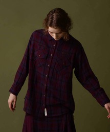 AVIREX | DOUBLE GAUZE EMBROIDERY SHIRT/ ダブルガーゼ刺繍シャツ(シャツ/ブラウス)