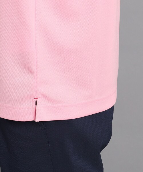 adabat（アダバット）の「◆【吸水速乾／UVカット】ポケットあり 衿裏デザイン 半袖ポロシャツ（ポロシャツ・メンズ・ライトブルー/ホワイト/ダークネイビー/ピンク系・52/50/48/46/54）」の20枚目の写真